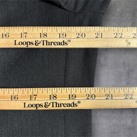 BANANA REPUBLIC Tailored fit Mens Blazer Sport Coat 2-Button Jacket 42S Gray - Picture 12 of 14